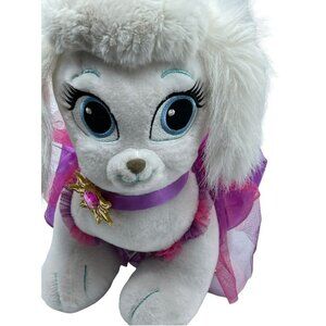 Build a Bear Disney Palace Pets Cinderella White  Plush Dog Puppy Stuffed Animal